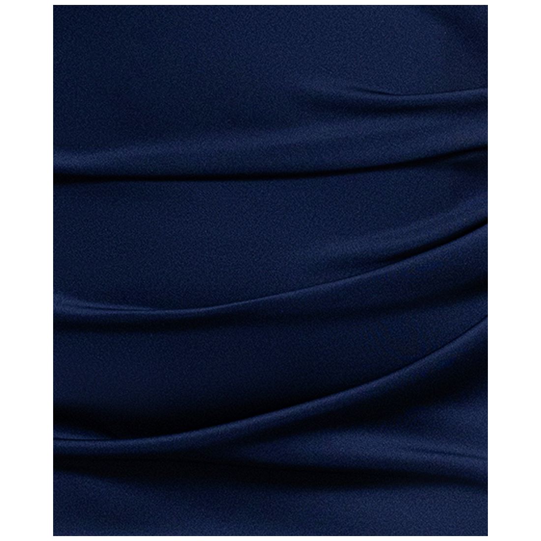 Xscape Petite Asymmetric Front Slit Evening Gown