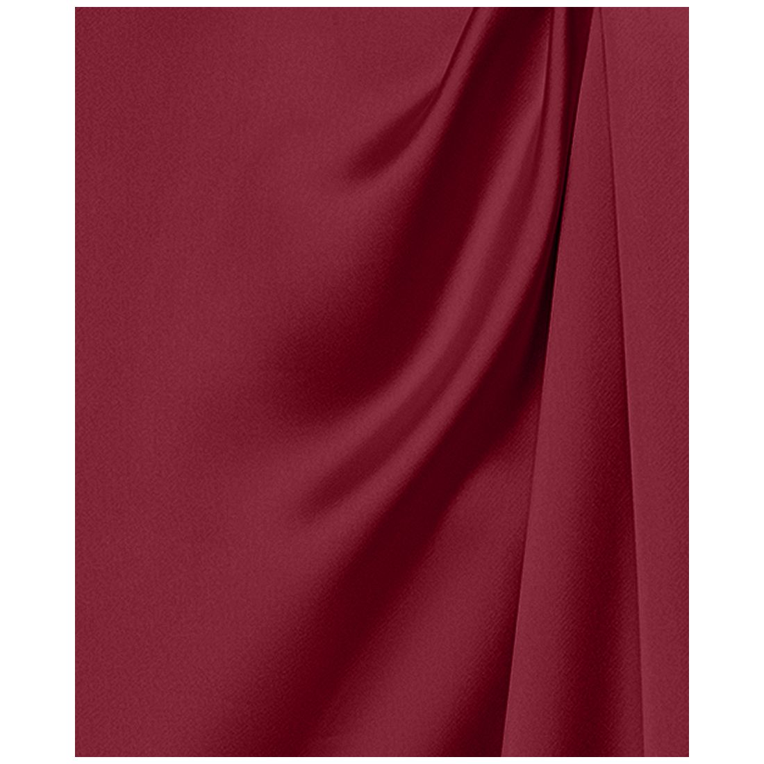 Xscape Women's Off-The-Shoulder Short Sleeve Satin Long Dress