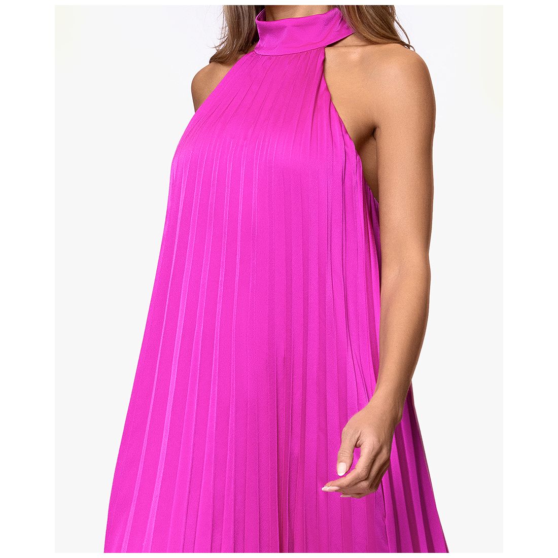 Xscape Women's Pleat Detail Ball Gown Dress