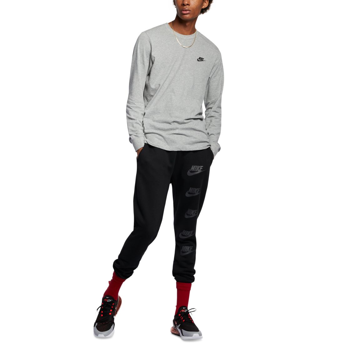 Nike Men's Long Sleeve Sportswear Club T-Shirt