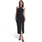 Eliza J Women's Slit Halter Neck Midi Dress