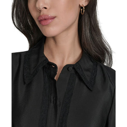 Eliza J Women's Pleated Shirt Dress