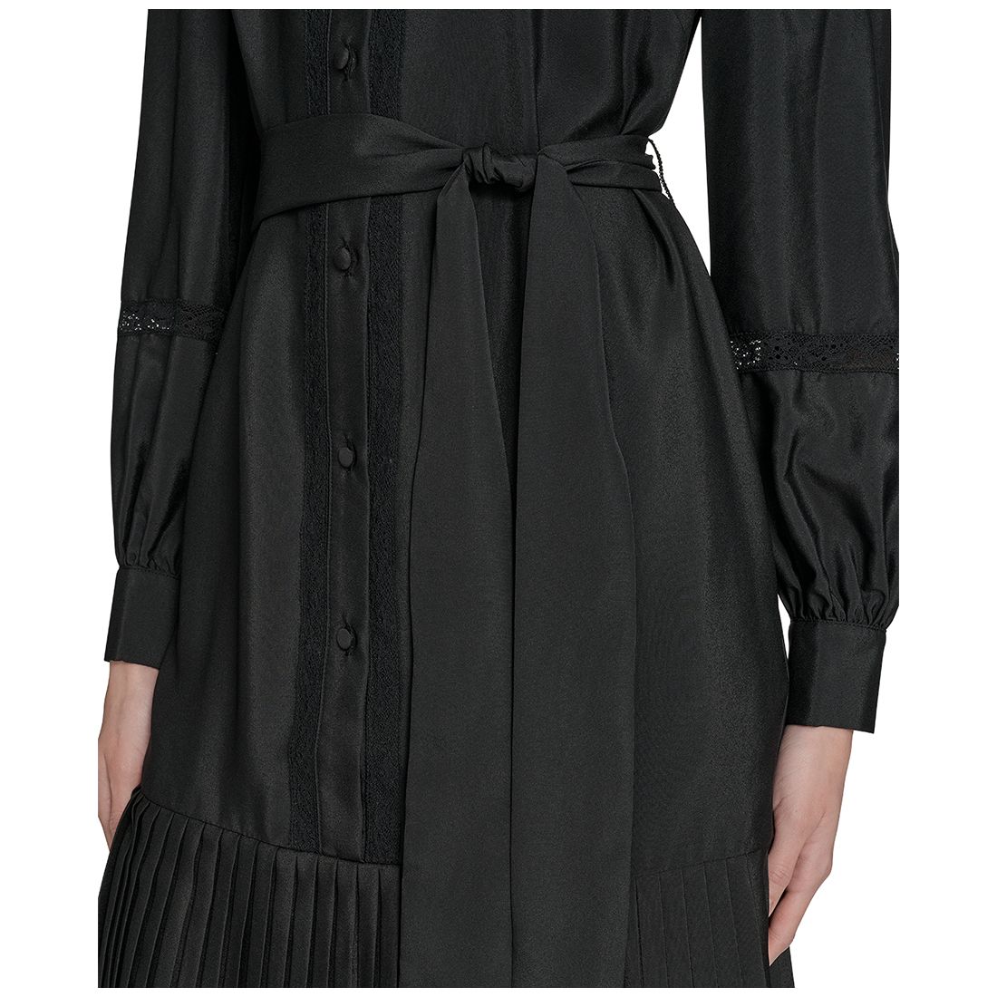 Eliza J Women's Pleated Shirt Dress