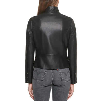 Levi's Women's Faux Leather Latch Collar Racer Jacket
