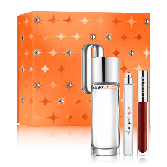 Clinique Perfectly Happy Perfume & Lip Gloss Gift Set