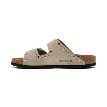 Birkenstock Women's Arizona Rivets Suede Leather Sandals from Finish Line