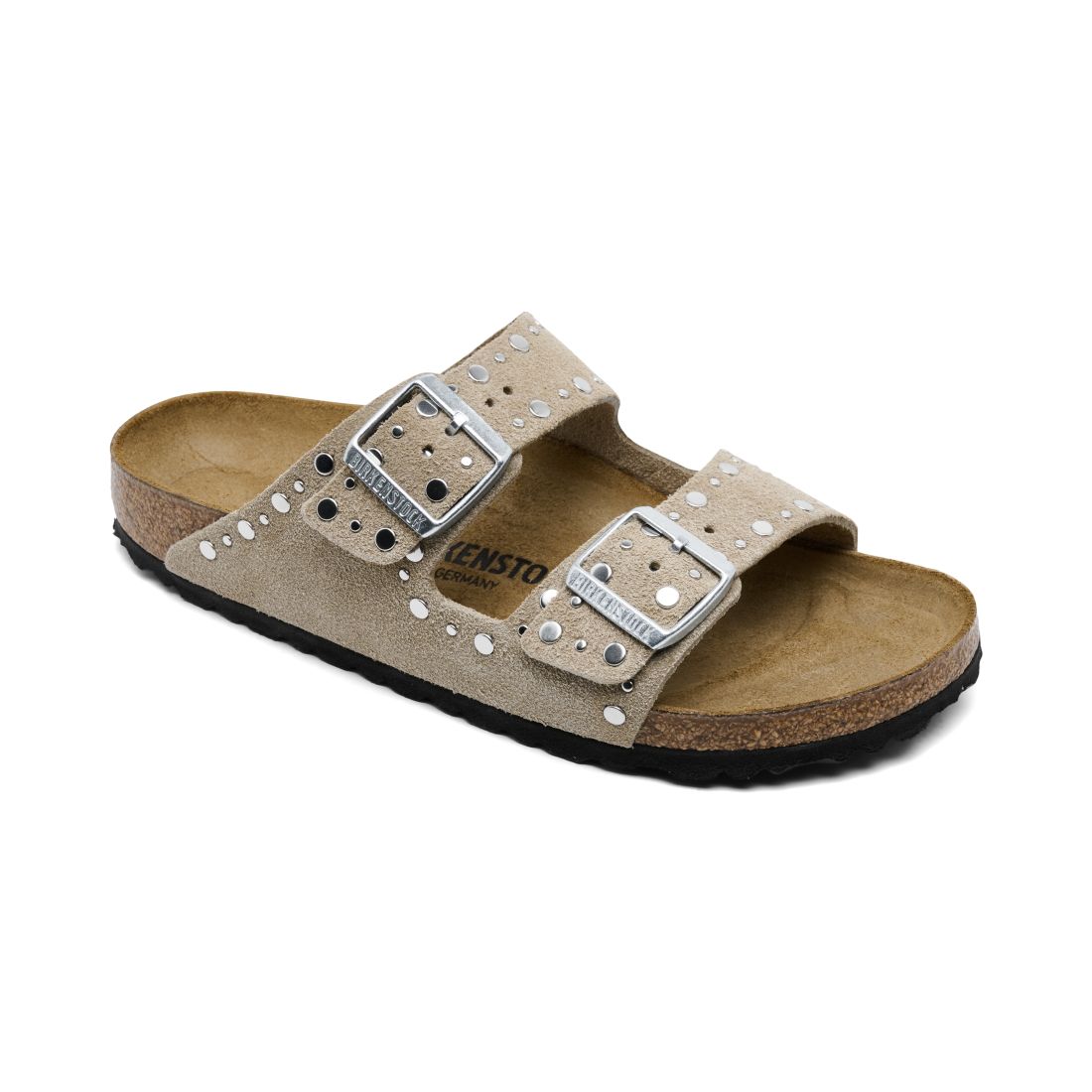 Birkenstock Women's Arizona Rivets Suede Leather Sandals from Finish Line