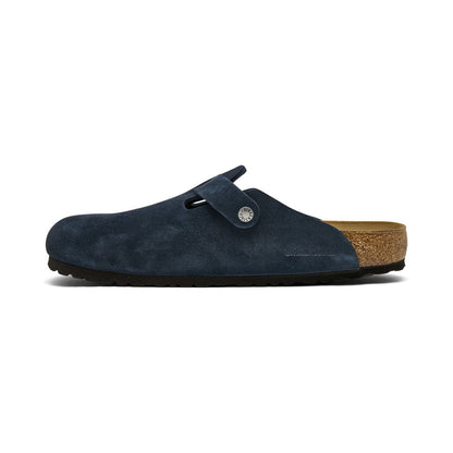 Birkenstock Men's Boston Suede Leather Birko-Flor Clogs from Finish Line