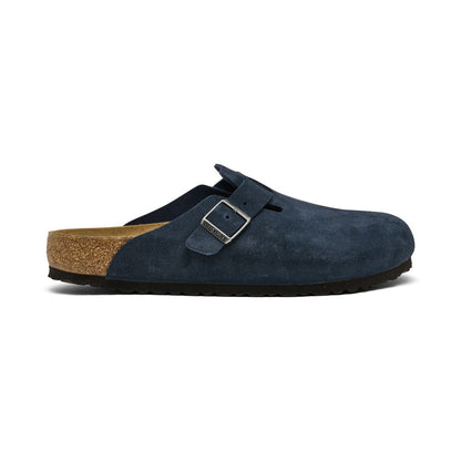 Birkenstock Men's Boston Suede Leather Birko-Flor Clogs from Finish Line