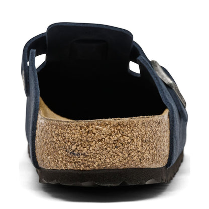 Birkenstock Men's Boston Suede Leather Birko-Flor Clogs from Finish Line