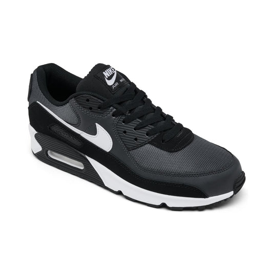 Nike Men's Air Max 90 Casual Sneakers from Finish Line - Black, White