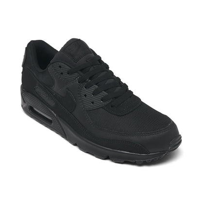 Nike Men's Air Max 90 Casual Sneakers from Finish Line - Black, White