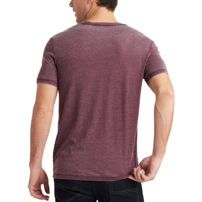 Lucky Brand Men's Poker Cards Short Sleeve T-Shirt, Port Royle Burnout