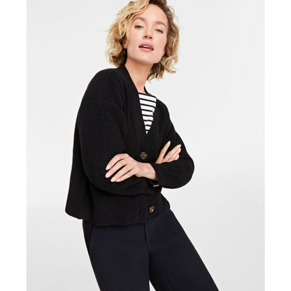On 34th Women's Three-Button Shaker Cardigan, Created for Macy's