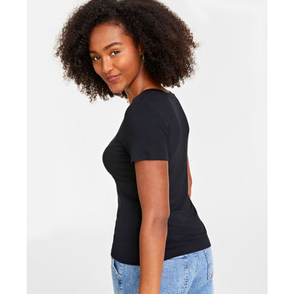 On 34th Women's Modal V-Neck T-Shirt, Created for Macy's