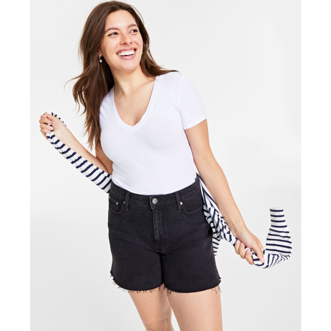 On 34th Women's Modal V-Neck T-Shirt, Created for Macy's