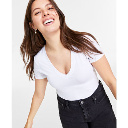 On 34th Women's Modal V-Neck T-Shirt, Created for Macy's