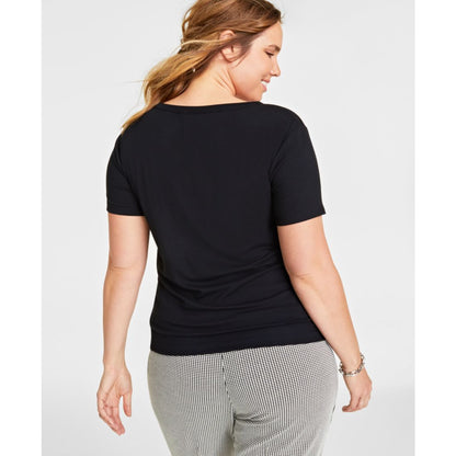 On 34th Women's Ribbed T-Shirt, Created for Macy's