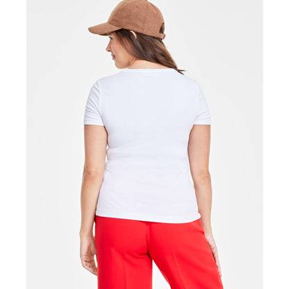 On 34th Women's Ribbed T-Shirt, Created for Macy's