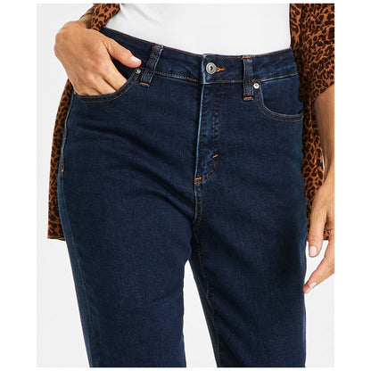 Style & Co Petite High-Rise Natural Straight-Leg Jeans, Petite & Petite Short, Created for Macy's