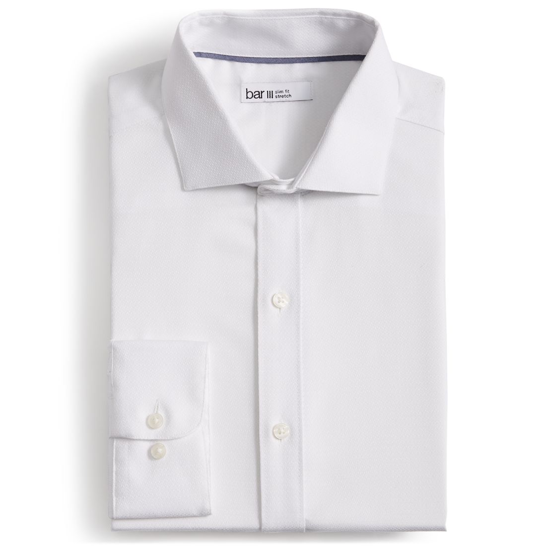 Bar Iii Men's Slim-Fit Diamond Dobby Dress Shirt, Created for Macy's
