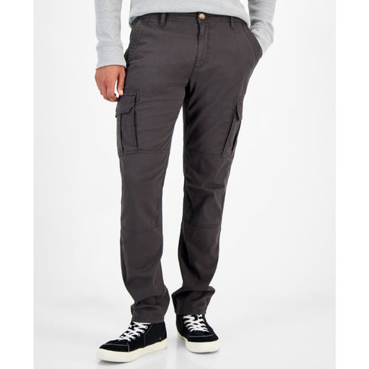Sun + Stone Men's Garment-dyed Straight-Fit Morrison Tapered Cargo Pants, Created for Macy's