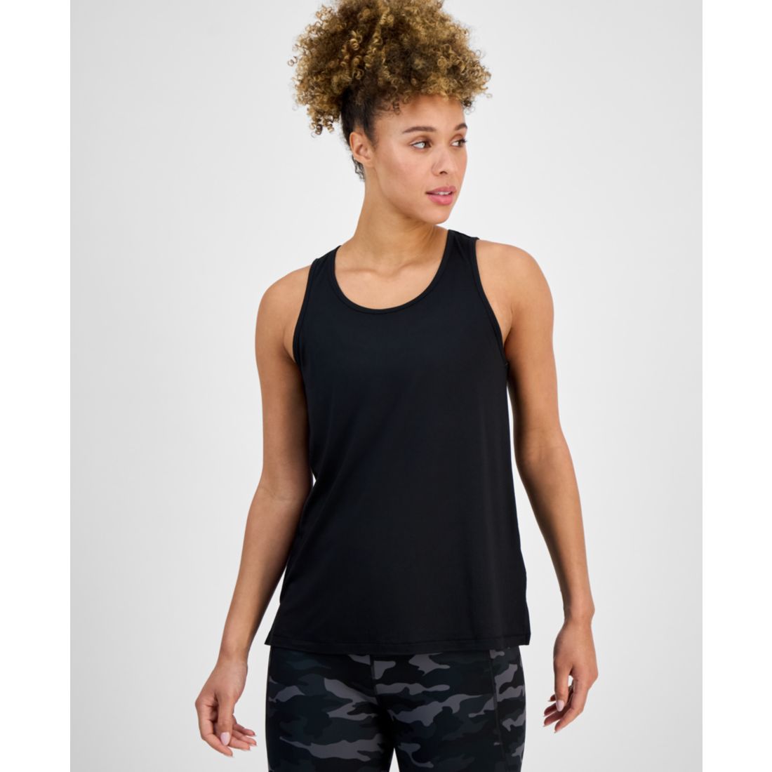 Id Ideology Women's Performance Racerback Muscle Tank Top, Created for Macy's