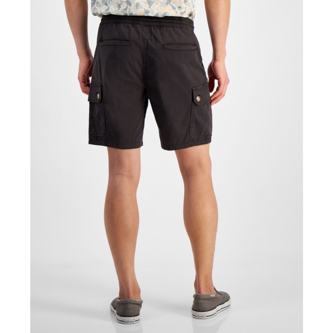 Sun + Stone Men's Relaxed Fit 8" Cargo Shorts, Created for Macy's