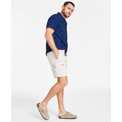 Sun + Stone Men's Relaxed Fit 8" Cargo Shorts, Created for Macy's