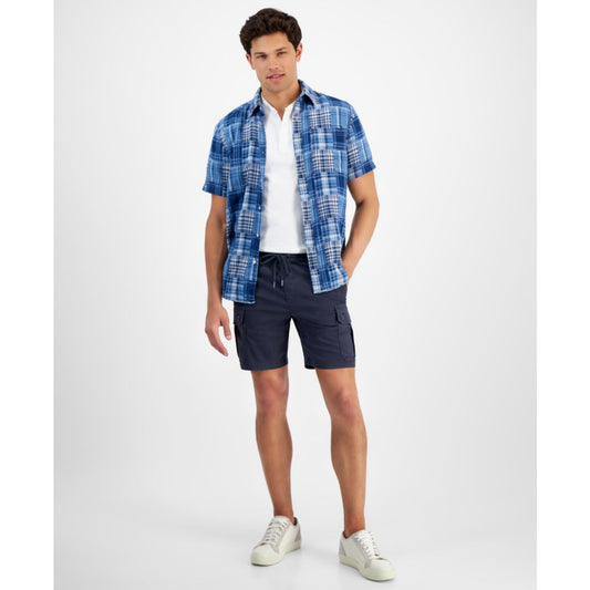 Sun + Stone Men's Relaxed Fit 8" Cargo Shorts, Created for Macy's
