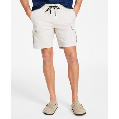 Sun + Stone Men's Relaxed Fit 8" Cargo Shorts, Created for Macy's