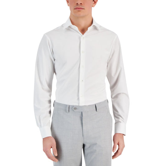 Alfani Men's Regular Fit 4-Way Stretch Dress Shirt, Created for Macy's