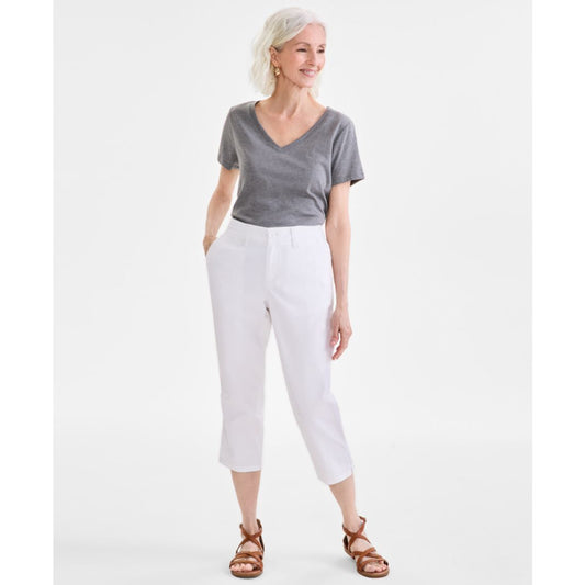 Style & Co Women's Mid-Rise Comfort Waist Capri Pants, Exclusively at Macy's