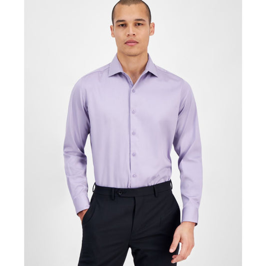 Bar Iii Men's Spread-Collar Sateen Dress Shirt, Created for Macy's