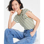 On 34th Women's Flutter-Sleeve Ribbed Top, Created for Macy's