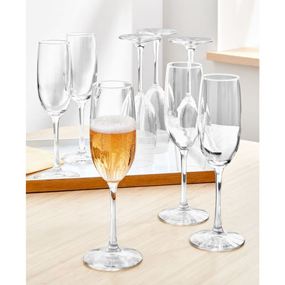 Arch Studio Stemmed Champagne Glasses, Set of 8, Exclusively at Macy's