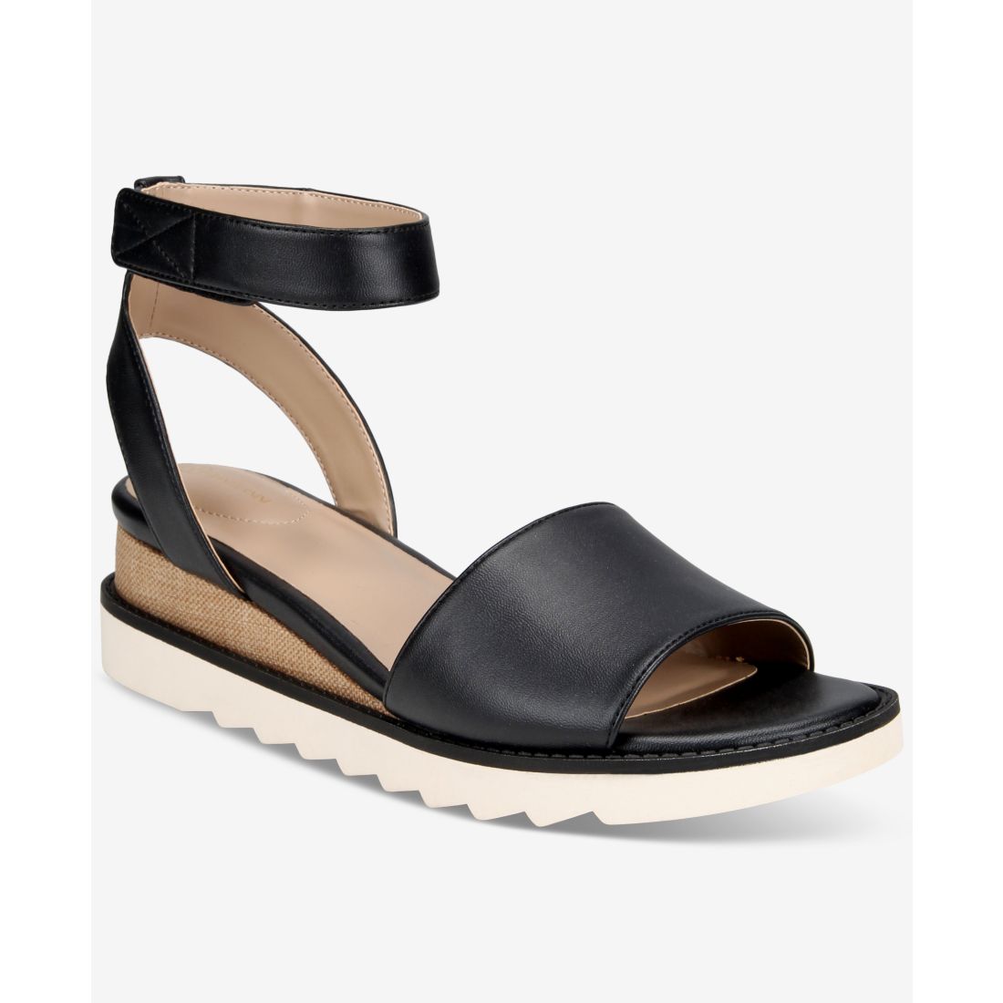 Giani Bernini Women's Constancia Ankle Strap Wedge Sandals, Created for Macy's