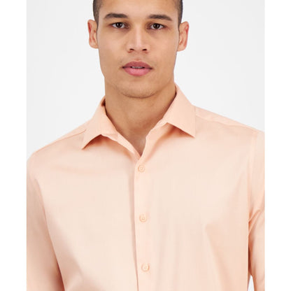 Bar Iii Men's Spread-Collar Sateen Dress Shirt, Created for Macy's