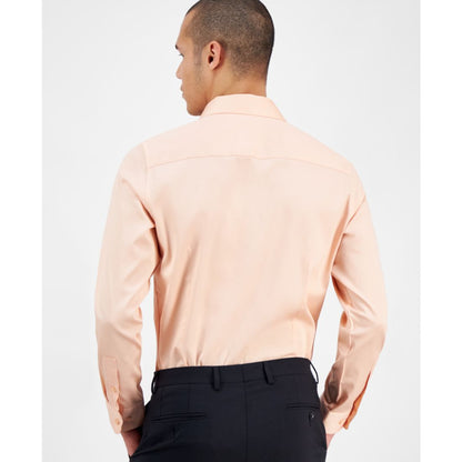 Bar Iii Men's Spread-Collar Sateen Dress Shirt, Created for Macy's