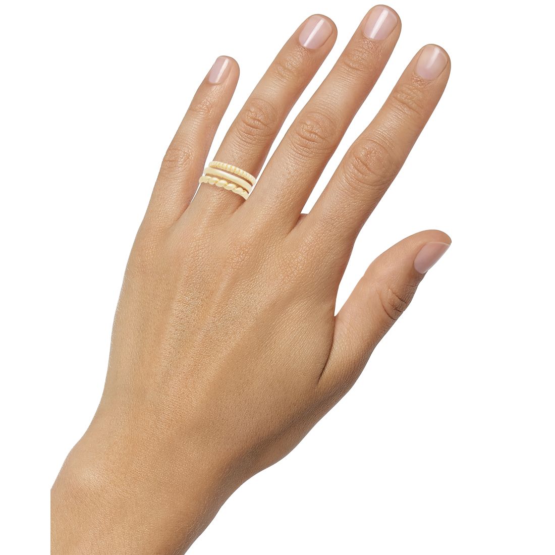 On 34th 3-Pc. Set Twist Stack Rings, Exclusively at Macy's