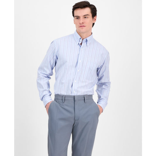 Club Room Men's Stripe Oxford Dress Shirt, Exclusively at Macy's