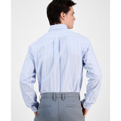 Club Room Men's Stripe Oxford Dress Shirt, Exclusively at Macy's