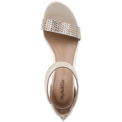 Style & Co Women's Phillys Two-Piece Evening Sandals, Created for Macy's