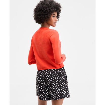 On 34th Women's Crewneck Button-Front Cardigan, Exclusively at Macy's