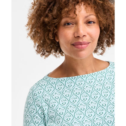 Style & Co Plus Size Printed Crewneck Top, Exclusively at Macy's