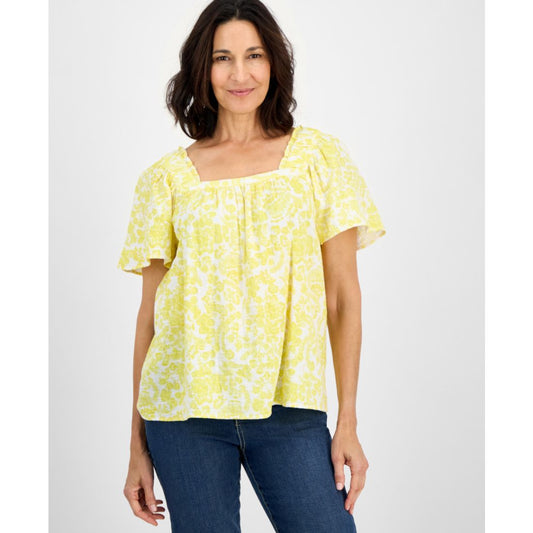 Style & Co Women's Square-Neck Top, Exclusively at Macy's