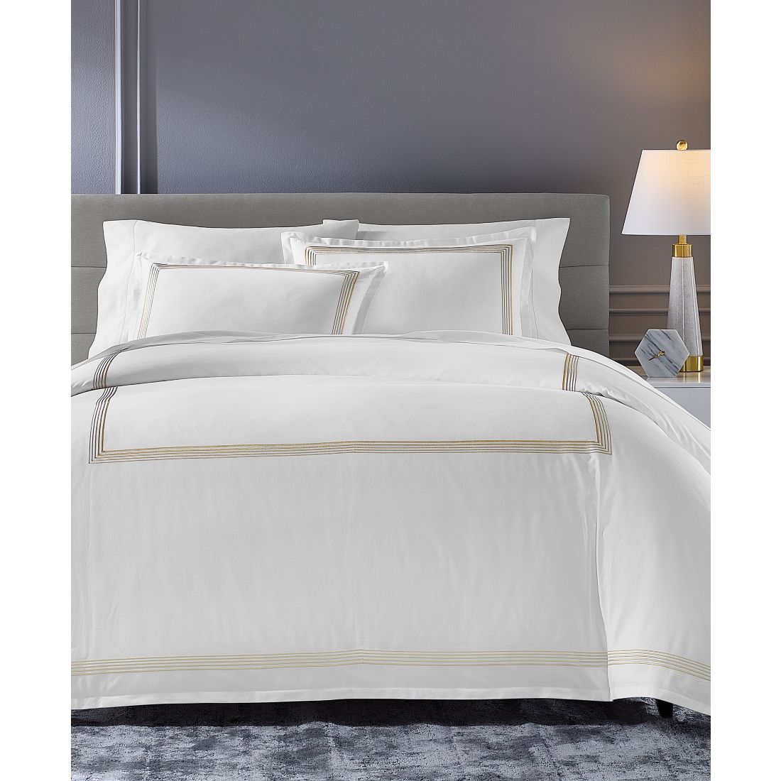 Hotel Collection Linea 680 Thread Count Duvet Cover Set, Full/Queen, Exclusively at Macy's