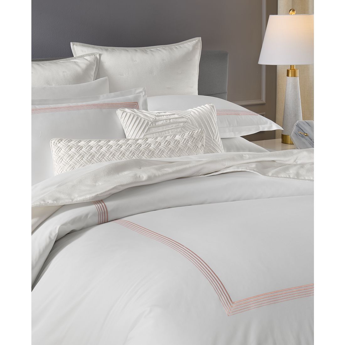 Hotel Collection Linea 680 Thread Count Duvet Cover Set, Full/Queen, Exclusively at Macy's
