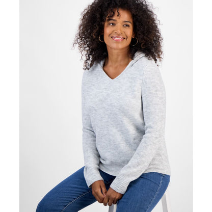 Style & Co Women's Luxsoft Split-Neck Hoodie, Macy's Exclusive