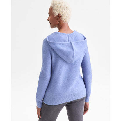Style & Co Women's Luxsoft Split-Neck Hoodie, Macy's Exclusive